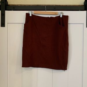 CABI casual / pencil skirt maroon